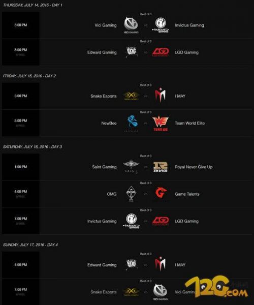 LPL2016夏季赛赛程表 LOL夏季赛赛程及比赛时间介绍