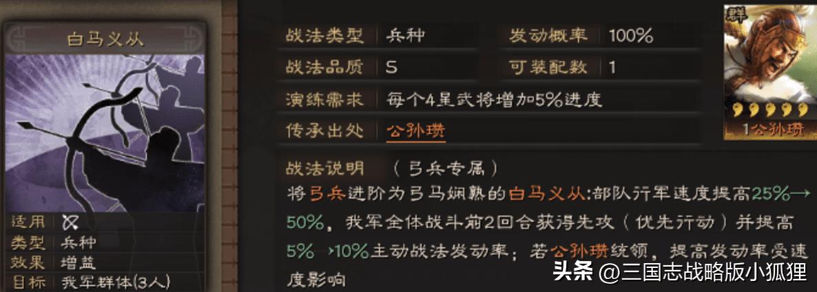三国志战略版公孙瓒战法搭配（三国志战略版公孙瓒最强用法）