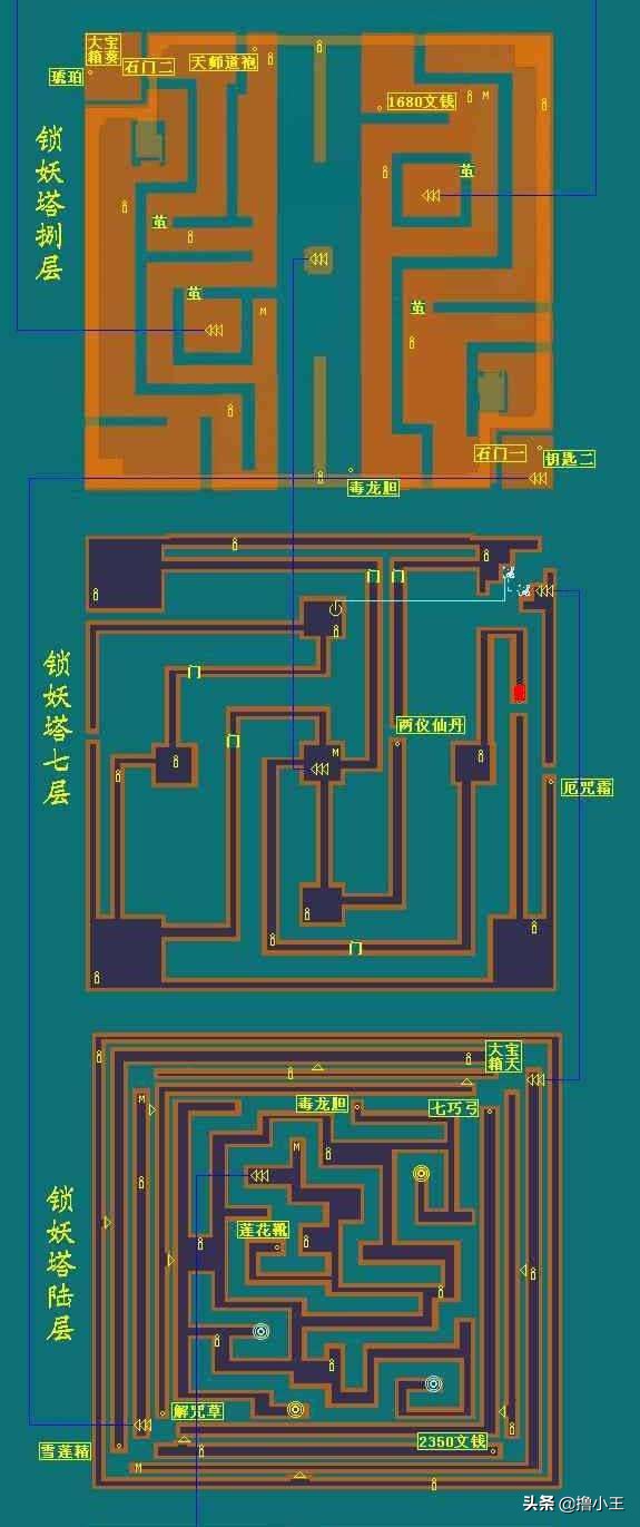 仙剑迷宫有多难？玩家照着“锁妖塔”地图走，却在原地转了2小时