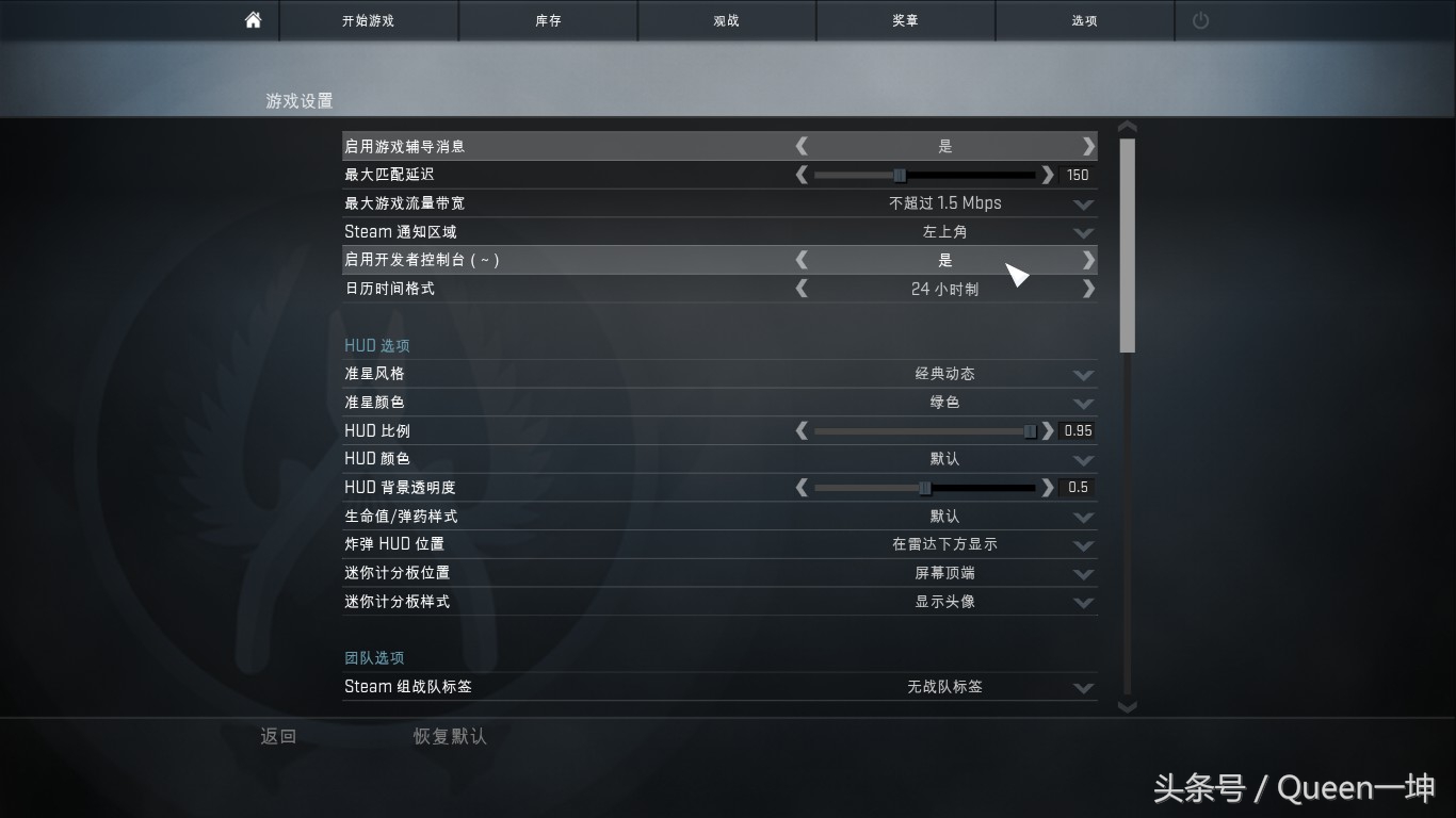 CSGO入门最优化参数设置，进来瞧一瞧不要钱的