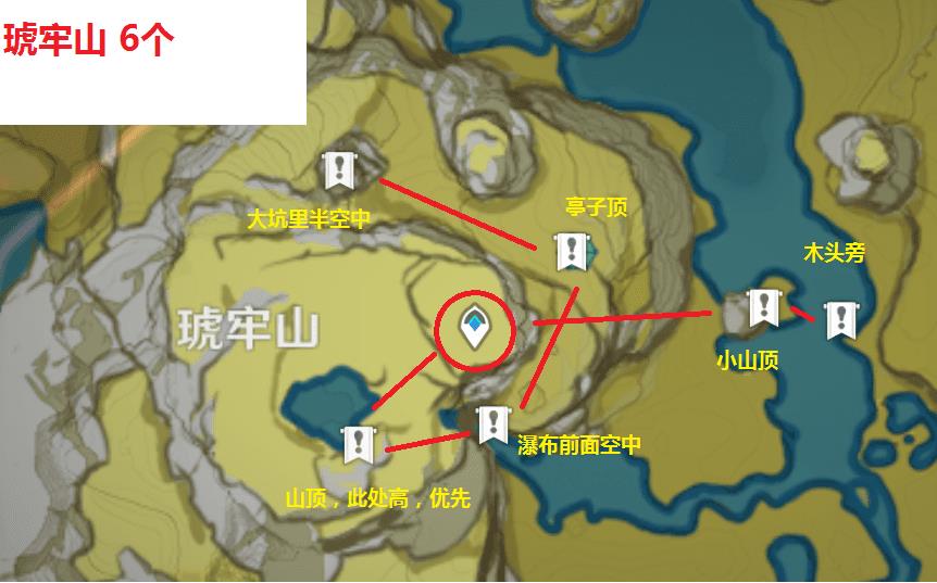 原神璃月神瞳位置分布图（原神岩神瞳全部位置分布图最新）