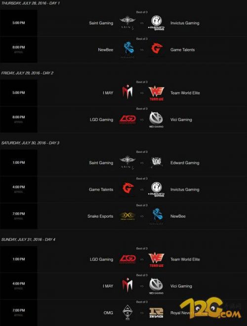 LPL2016夏季赛赛程表 LOL夏季赛赛程及比赛时间介绍